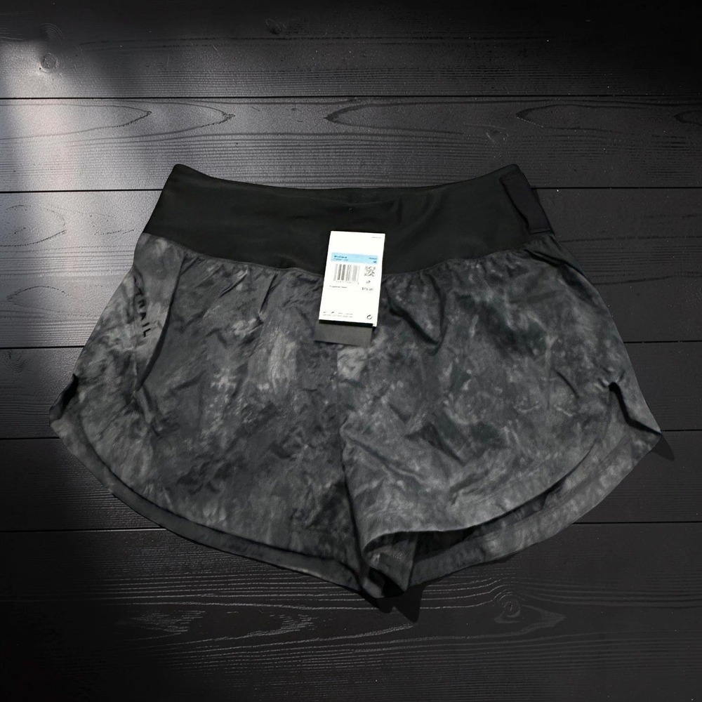 Nike Trail Repel 3" Brief-Lined Running Shorts Black Tie-Dye Womens Size M NWT